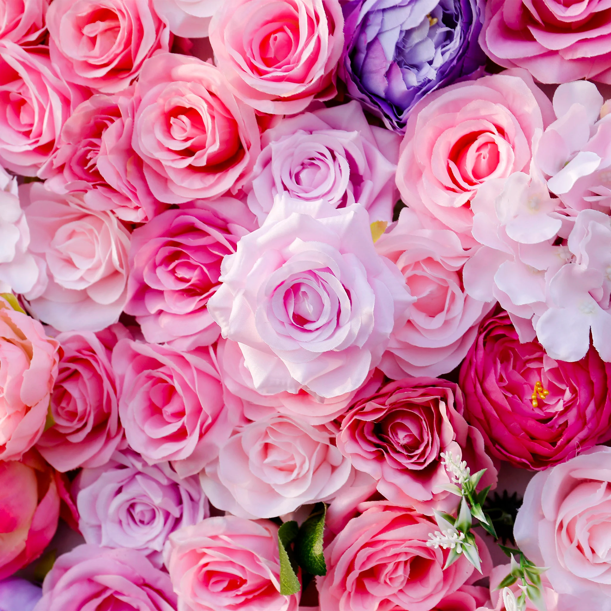 Aliflowers 3D Hot Pink Flowers for Wall Wedding Decorative ALFWL045 - Image 3