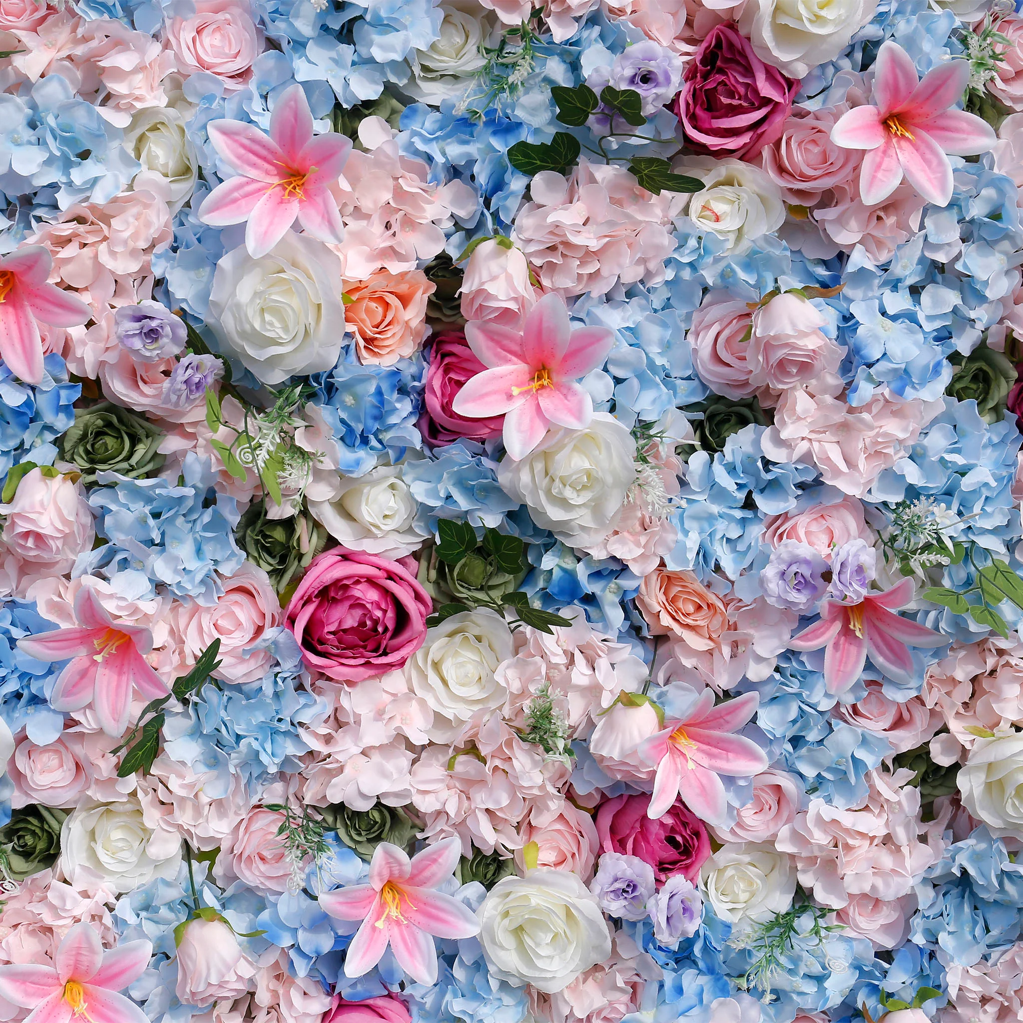 Aliflowers Colorful Rose Pink Lily with Peony Wall 3D Flowers ALFWL089 - Image 10