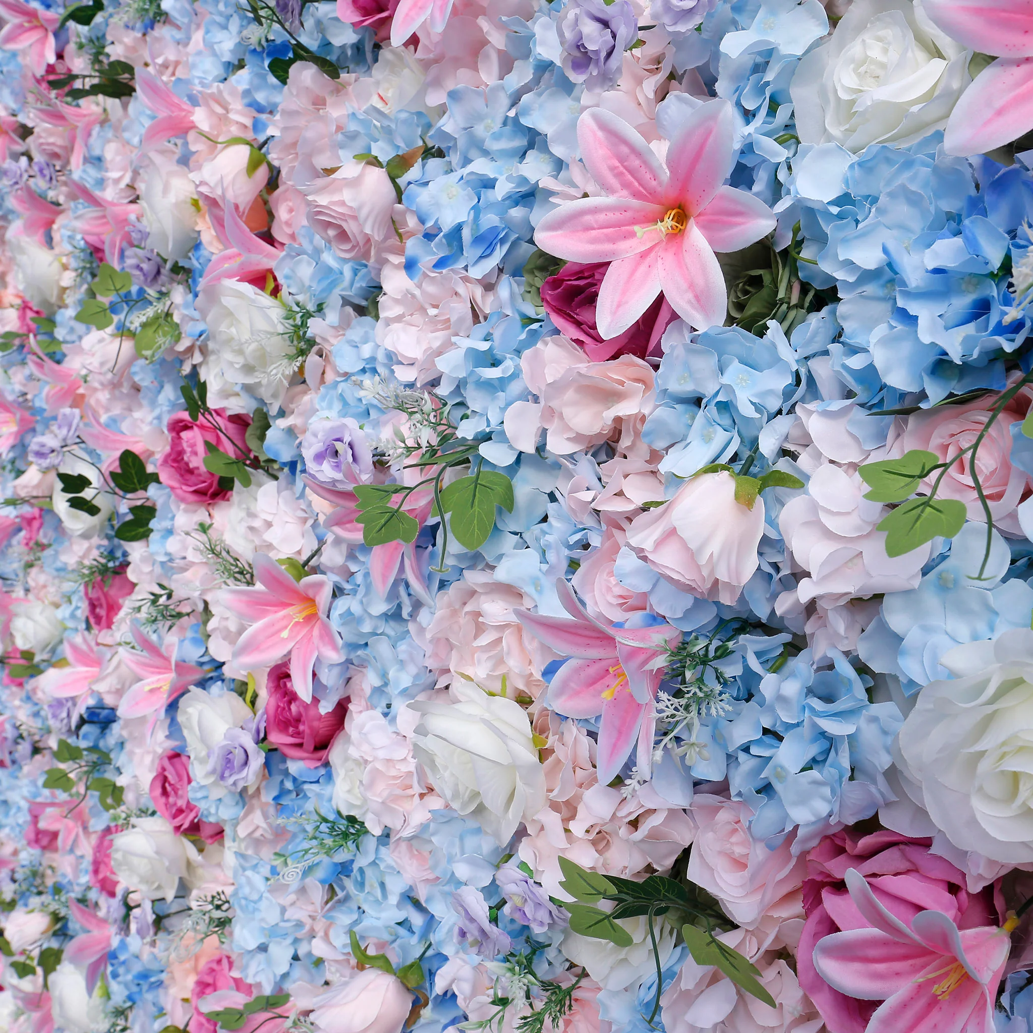 Aliflowers Colorful Rose Pink Lily with Peony Wall 3D Flowers ALFWL089 - Image 11