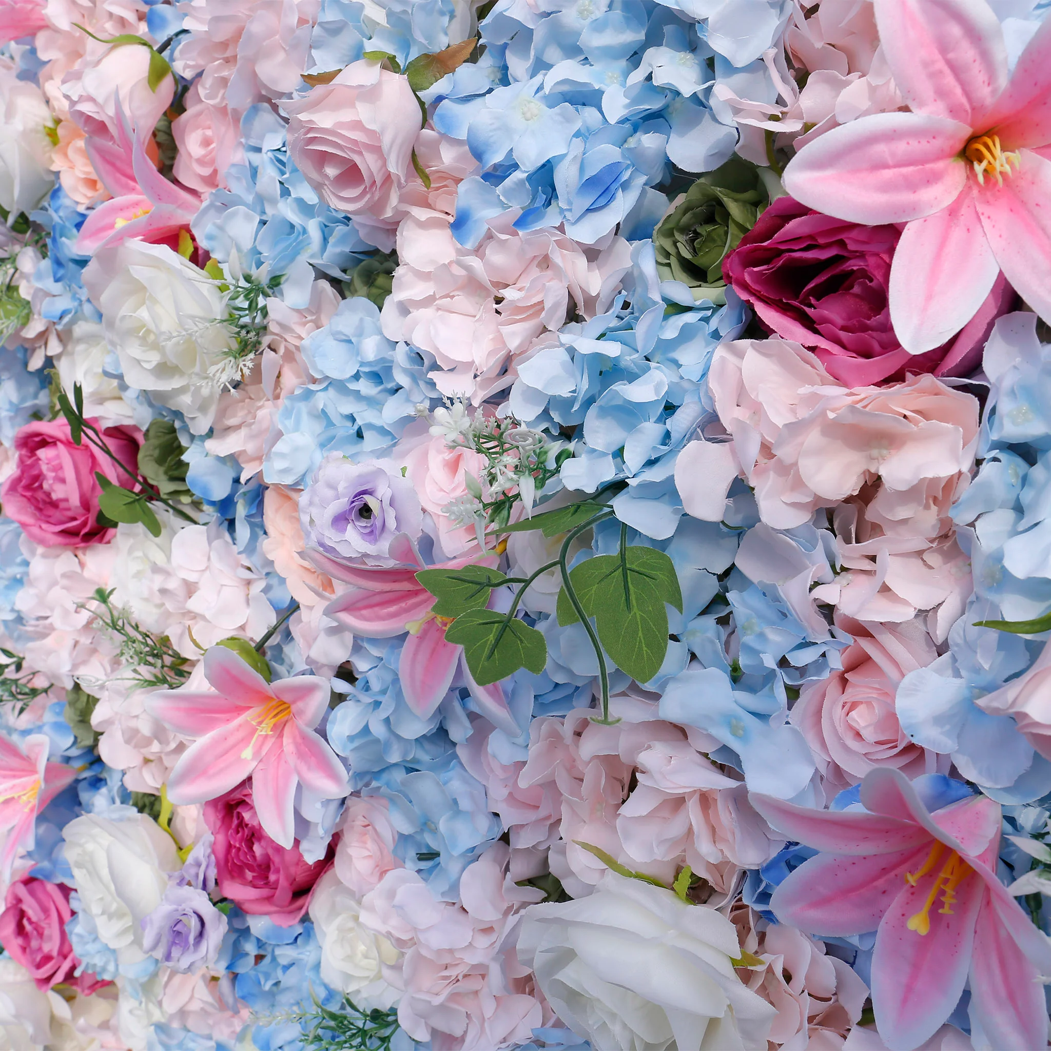 Aliflowers Colorful Rose Pink Lily with Peony Wall 3D Flowers ALFWL089 - Image 4