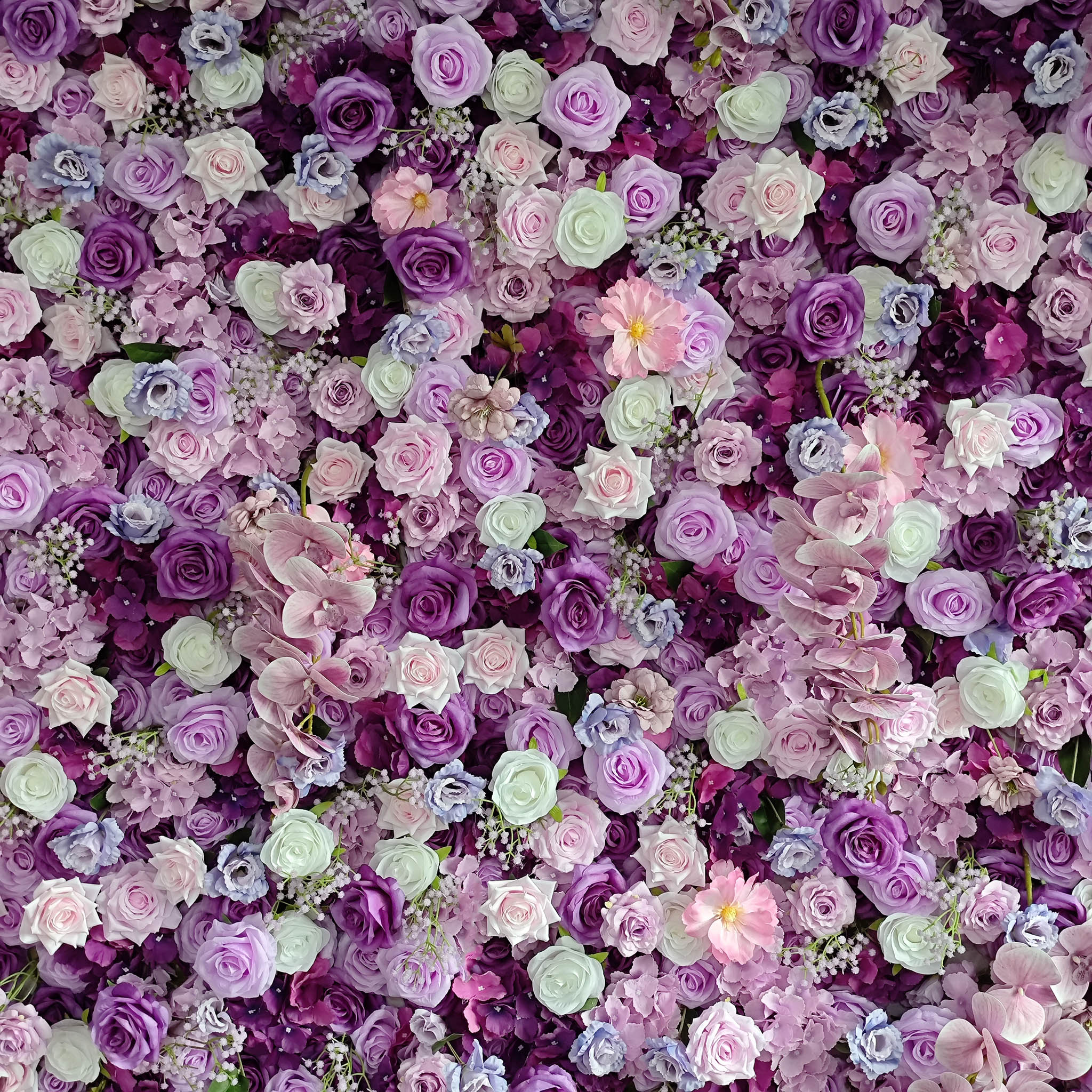 Aliflowers 3D Purple Lavender Rose Floral Wall for Wedding & Party Decor ALFWL169 - Image 4