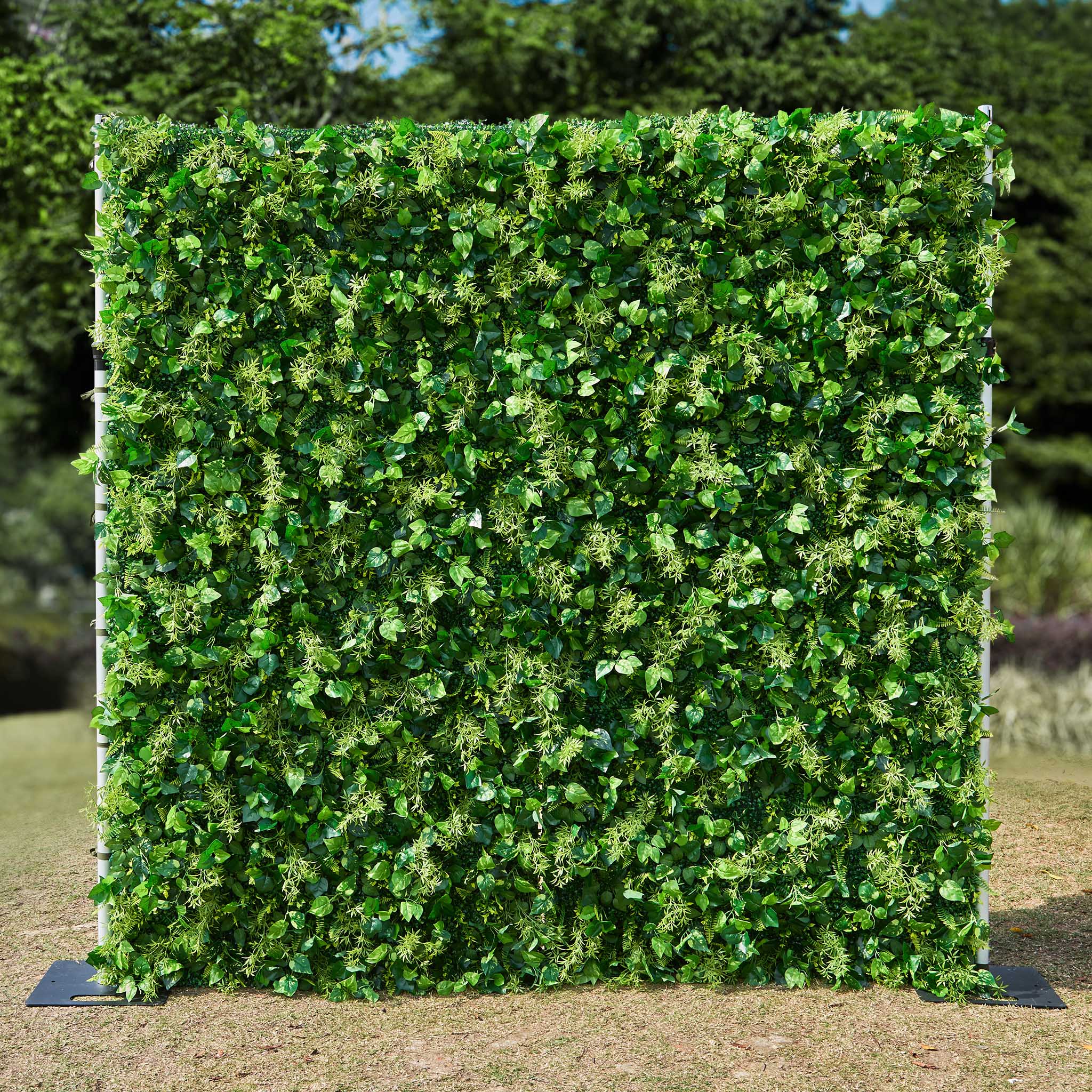 8x8ft Artificial Grass Wall Fabric Backdrop Greenery Wall for Events & Weddings - Image 10