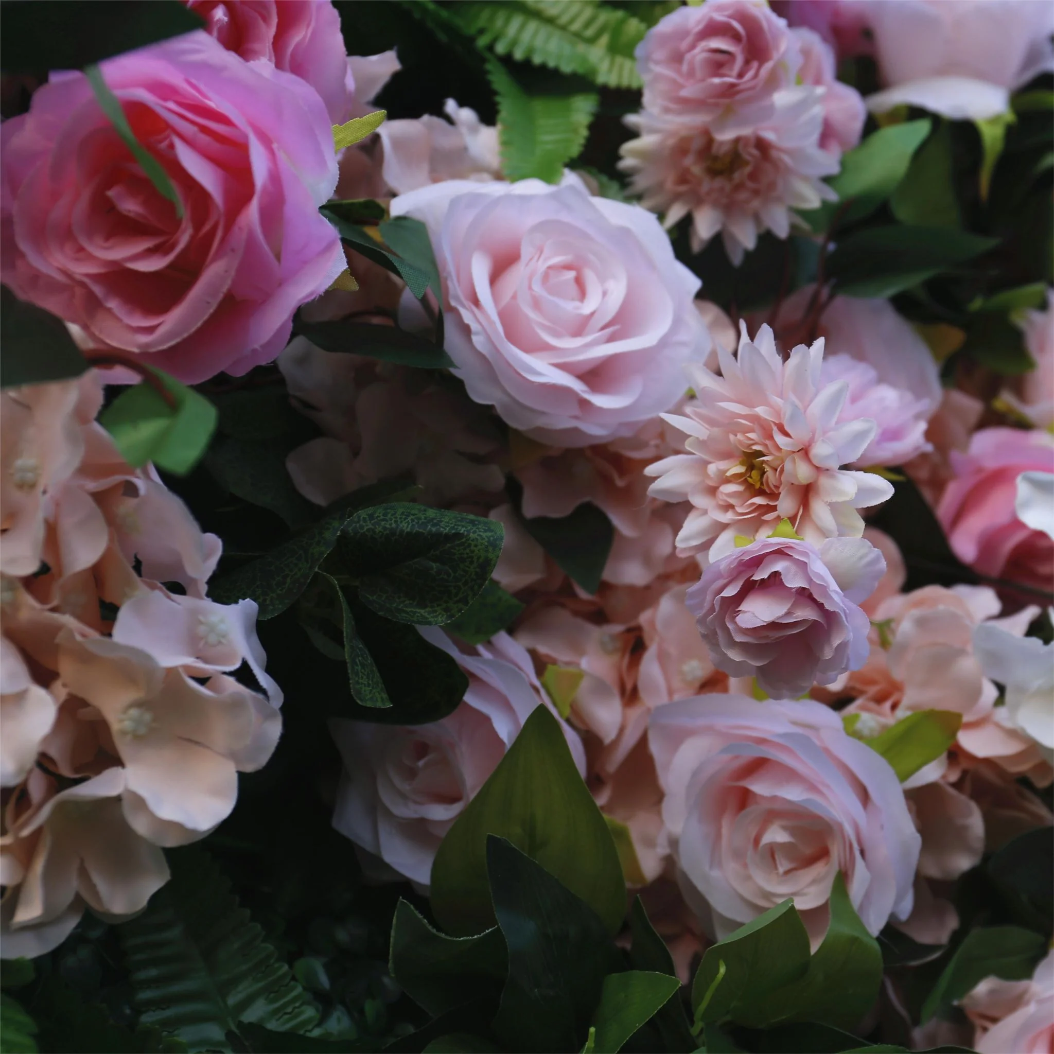 Aliflowers Blush Rose with Green Floral Wall Arrangement ALFWL077 - Image 3