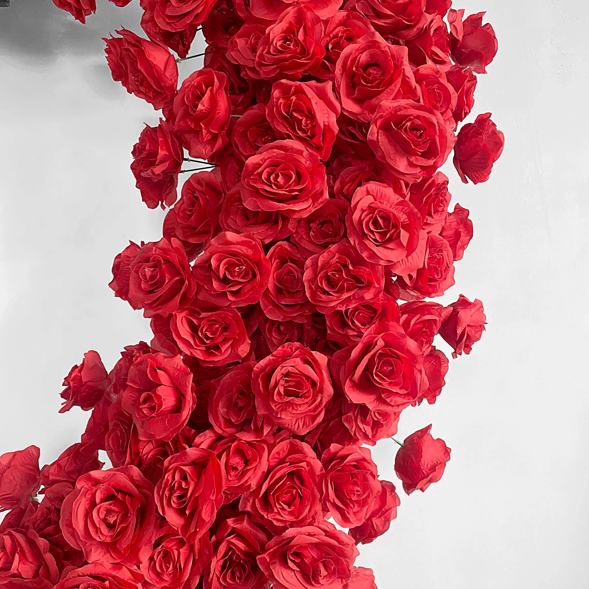 Aliflowers Pure Red Rose Heart Arch for Wedding Stage & Party Backdrop ALFAH013 - Image 8
